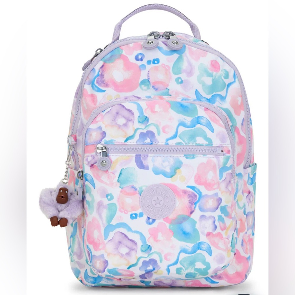 Kipling Floral Backpack and Pencil Case Set - Multicolor - Picture 7 of 9